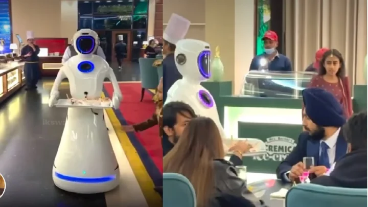 પંજાબના લગ્નનો વીડિયો વાયરલ, વેઈટર નહીં પણ રોબોટ પીરસતો હતો