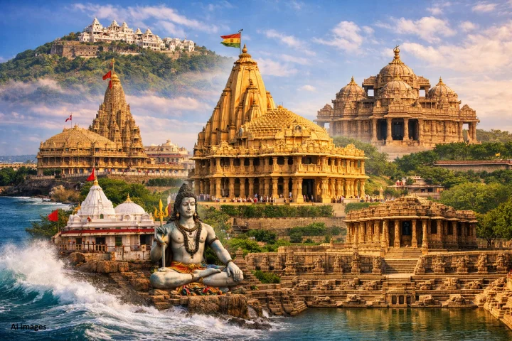 Religious places of Gujarat- ગુજરાતના પ્રસિદ્ધ યાત્રાધામ ના નામ લખો