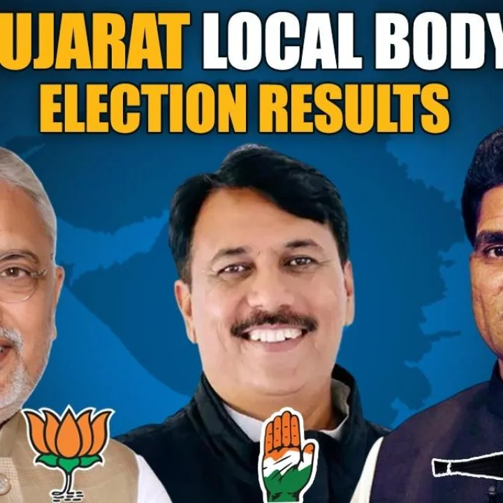 gujarat local body election result