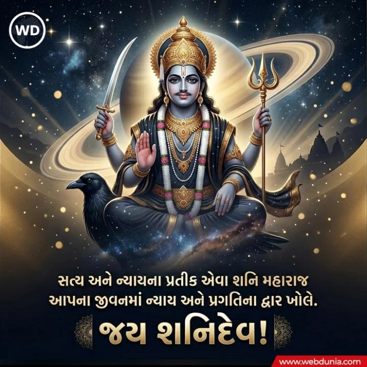 Shani Jayanti Wishes in Gujarati -  શનિ જયંતિની શુભેચ્છા