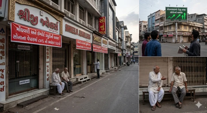 મોંઘવારી, ઇમ્પોર્ટ ડ્યુટી અને પીએમની અપીલ: સુરતમાં સોનાના વેપારમાં 80% નો ભયંકર કડાકો, લોકો હવે શેરબજાર તરફ વળ્યાં