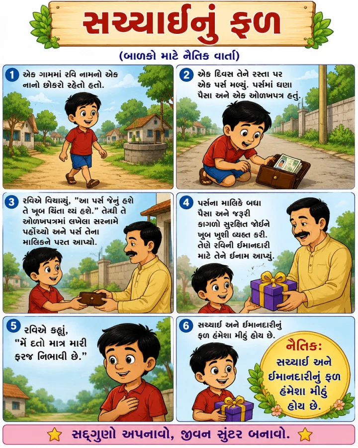 સચ્ચાઈનું ફળ