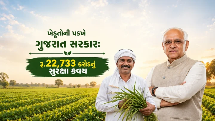 ગુજરાત સરકારનો ઐતિહાસિક નિર્ણય: વર્ષ 2025-26માં 36 લાખથી વધુ ખેડૂતોને રૂ. 10,337 કરોડની આર્થિક રાહત