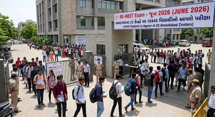 RE-NEET પર તંત્રની કડક નજર: અમદાવાદના 23  સેન્ટરો પર 10 હજારથી વધુ વિદ્યાર્થીઓ આપશે પરીક્ષા