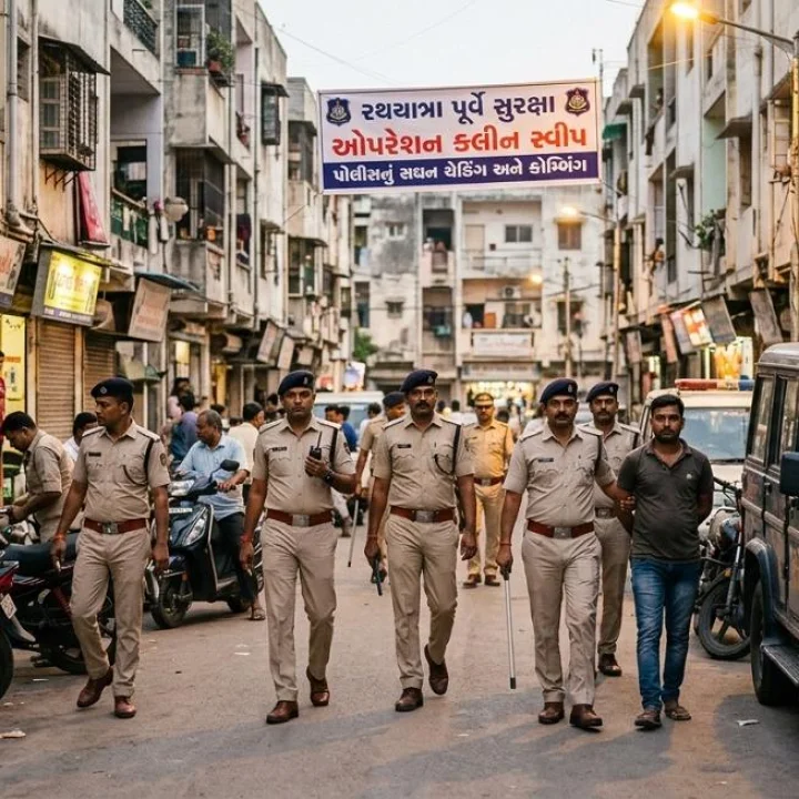 ahmedabad rathyatra zone7 clean sweep operation