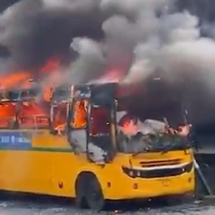Ghaziabad school bus fire
