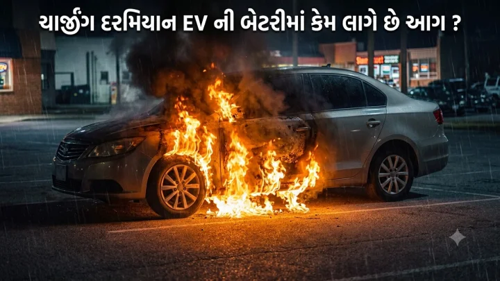 EV Battery Fire: ચાર્જીંગ દરમિયાન EV ની બેટરી કેવી રીતે બની જાય છે આગનો ગોળો ? જાણો કારણ અને બચવાના ઉપાય
