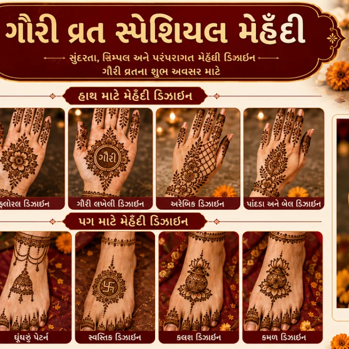Gauri vrat special mehandi