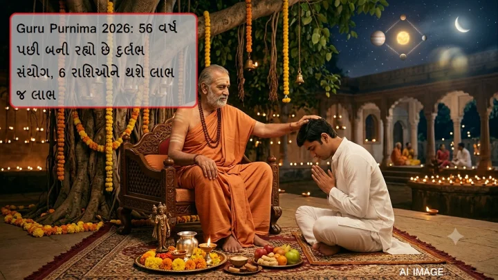 Guru Purnima 2026: 56 વર્ષ પછી બની રહ્યો છે દુર્લભ સંયોગ, 6 રાશિઓનો થશે પ્રોગ્રેસ