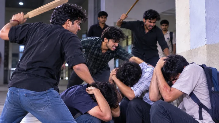 crime students violent ragging