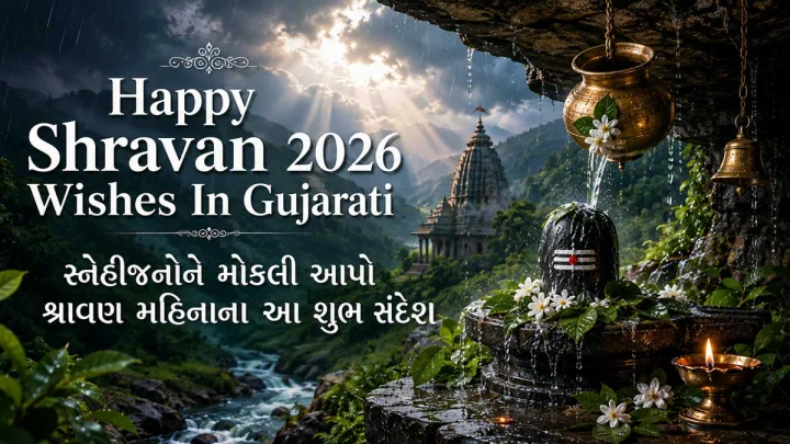 Happy Shravan 2026 Wishes In Gujarati: સ્નેહીજનોને મોકલી આપો શ્રાવણ મહિનાના આ શુભ સંદેશ