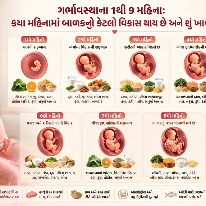Pregnancy Month Wise Baby Growth