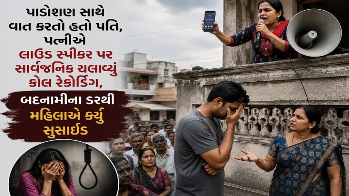 પાડોશણ સાથે વાત કરતો હતો પતિ, પત્નીએ લાઉડ સ્પીકર પર સાર્વજનિક ચલાવ્યુ કોલ રેકોર્ડિંગ, બદનામીના ડરથી મહિલાએ કર્યુ સુસાઈડ