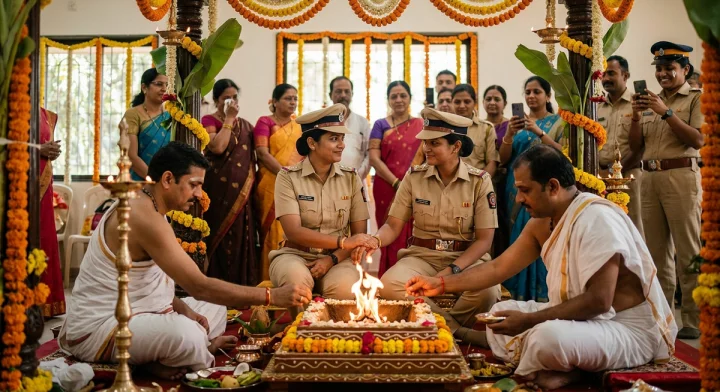 Two woman constable marriage