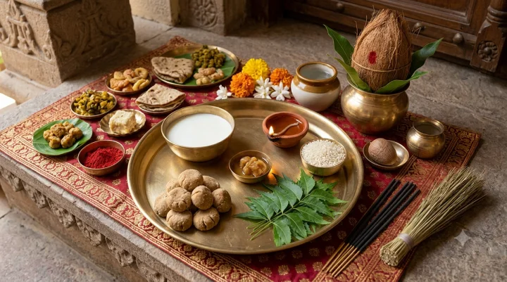 શીતળા સાતમ પૂજાની સામગ્રી