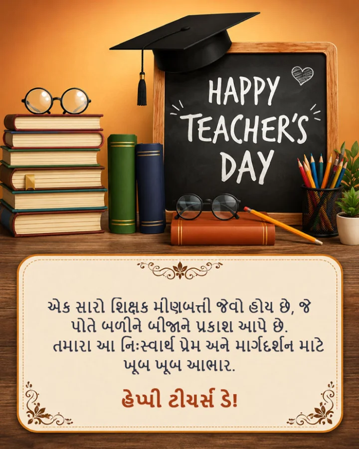 Happy Teachers Day 2026 Wishes In Gujarati