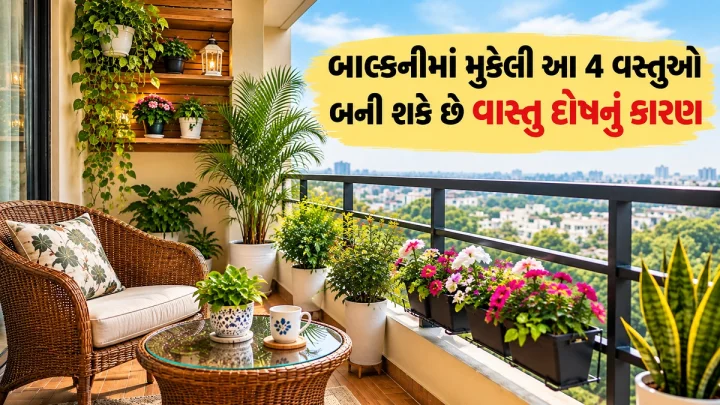 બાલકનીમાં મુકેલી આ 4 વસ્તુઓ બની શકે છે વાસ્તુ દોષનુ કારણ, તમે પણ કરી રહ્યા છો આ ભૂલ તો સુધારી લો
