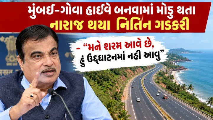 મુંબઈ-ગોવા હાઈવે બનવામાં મોડુ થતા નારાજ થયા નિતિન ગડકરી, બોલ્યા - 