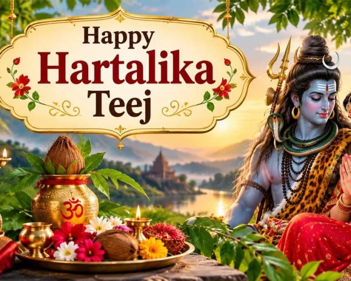 Hartalika Teej 2026  Wishes: કેવડાત્રીજ 2026 ની શુભકામનાઓ