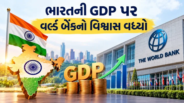 ભારતની GDP પર વર્લ્ડ બેંકનો વિશ્વાસ વધ્યો, FY27 ગ્રોથ અનુમાન 6.6% થી વધીને થયો 7.1%