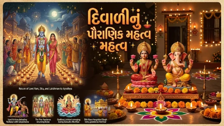 દિવાળીનું પૌરાણિક મહત્વ: જાણો શા માટે ઉજવાય છે દિવાળી ?  ક્યારથી શરૂ થયો દિપોત્સવ ?