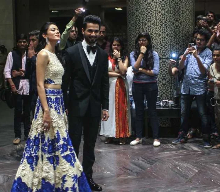 शाहिद कपूर के वेडिंग रिसेप्शन में उमड़े सितारे (फोटो)