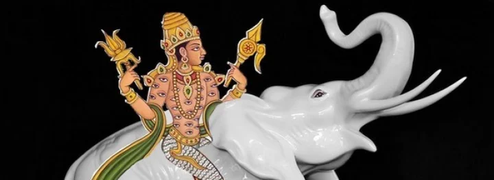 Hindu deity lord indra dev