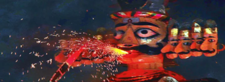 Ravan Dahan ke Muhurat