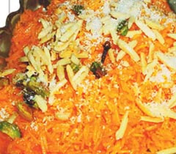 केसरिया वासंती मीठा भात