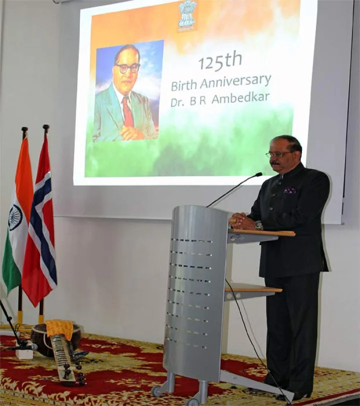 ओस्लो में मनाई गई अंबेडकर जयंती