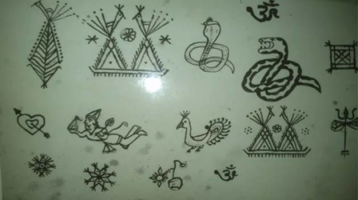 गुदना कला