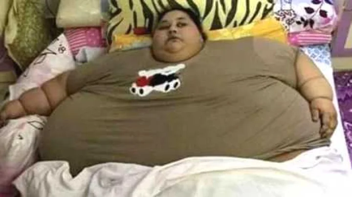 Fat girl Iman Ahmad Abdulati मोटी महिला इमान अहमद अब्दुलाति