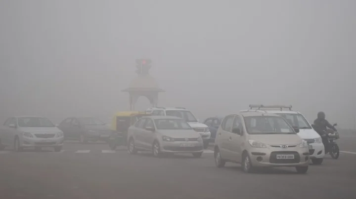 Fog in Delhi