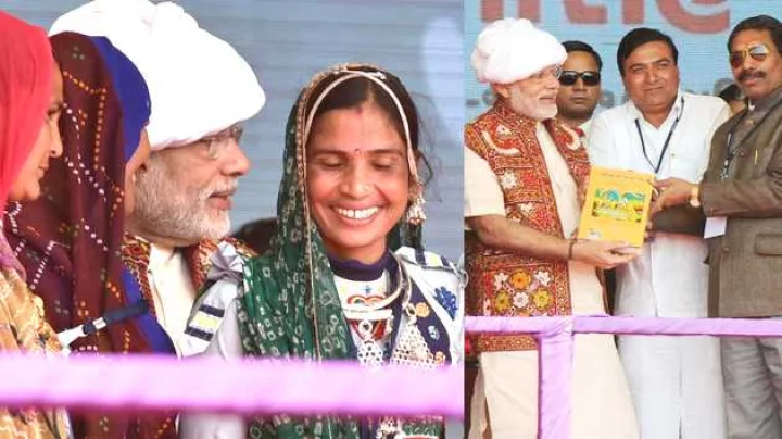 Narendra Modi in Banaskatha