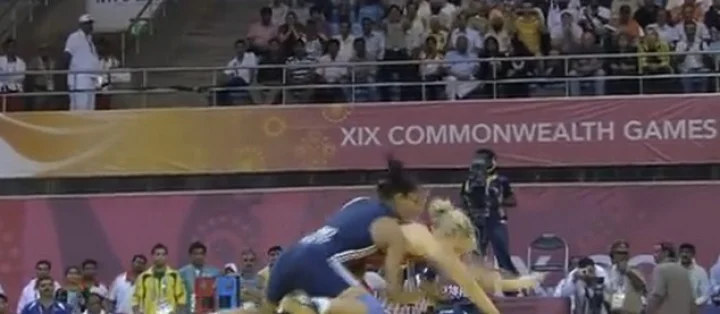 गीता फोगाट च्या गोल्ड जिंकण्याचा व्हिडिओ व्हायरल