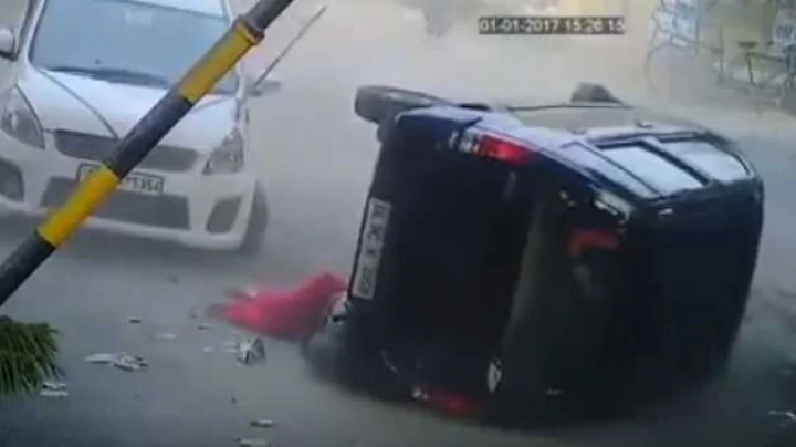 Car Accident in Delhi