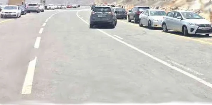 Cement roads issue on air