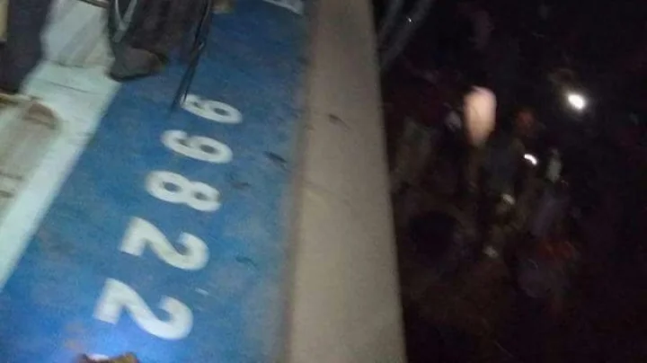 Train accident in Andhra Pradesh