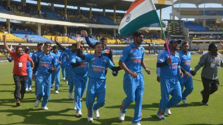 India England cricket match vision impaired