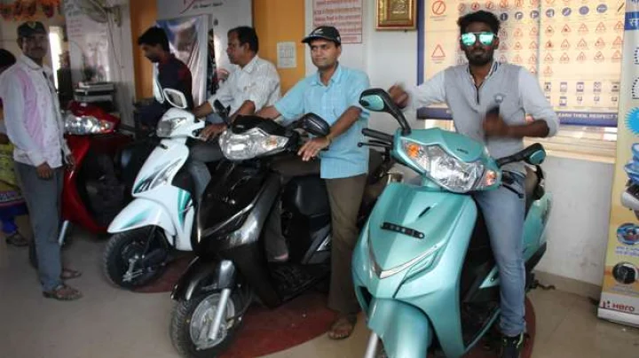 sale of two wheeler