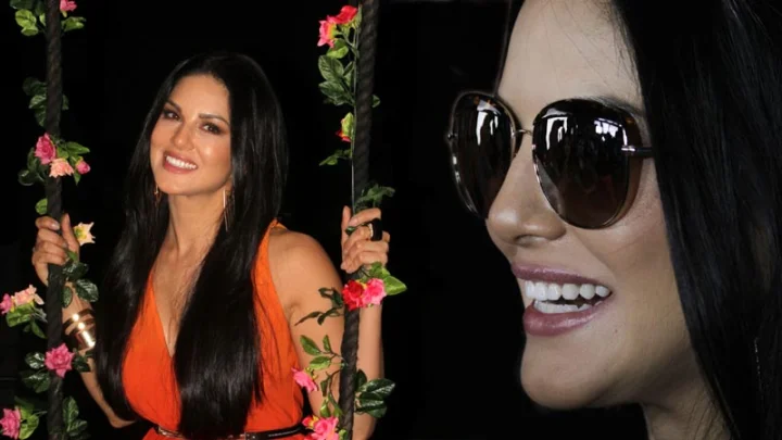 सनी लियोन... गोरे-गोरे मुखड़े पे काला-काला चश्मा (फोटो)