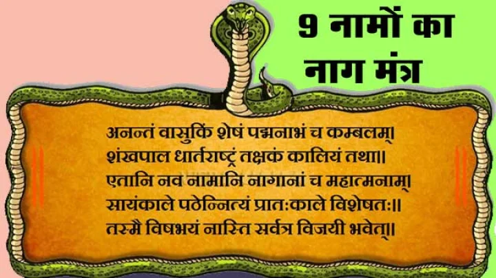 Nine name mantra of naag devta