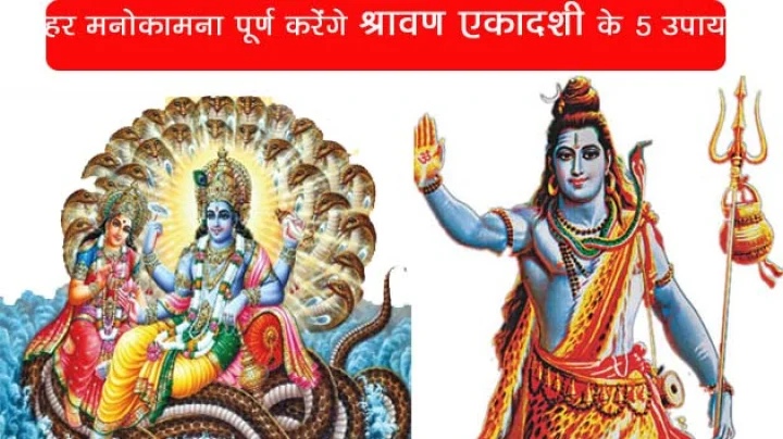 श्रावण एकादशी के 5 उपाय करेंगे शिव और श्रीहरि को प्रसन्न...