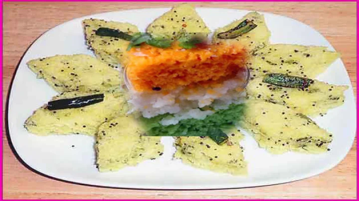 3 colored dhokla recipe