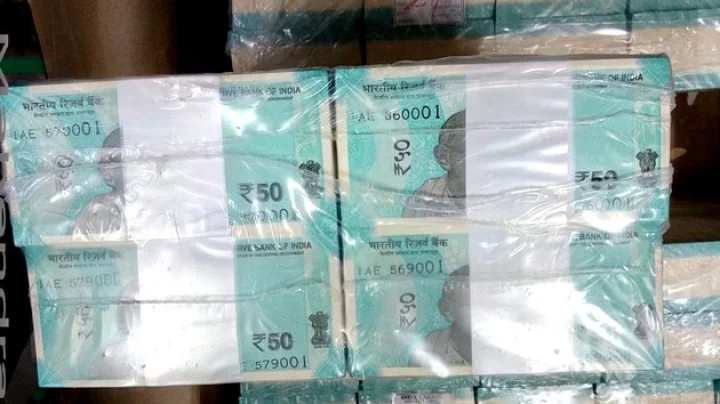 50 Rupees of new note