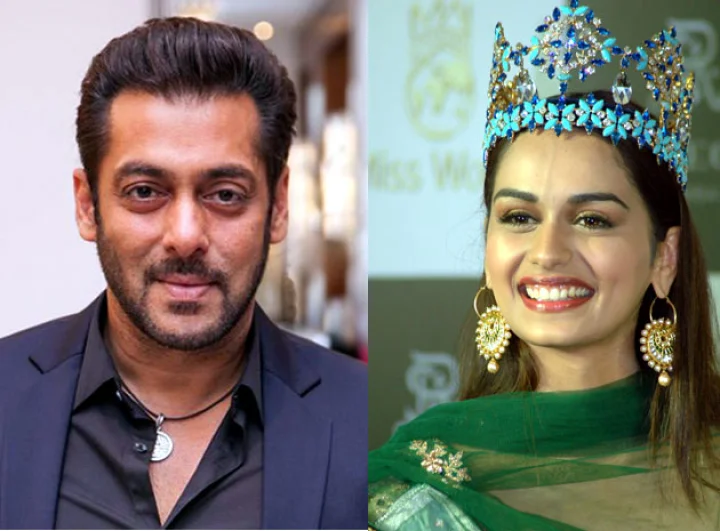 salman wants to launch manushi chhillar
