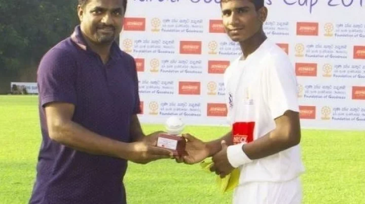 Cricketer Navindu Pahasara