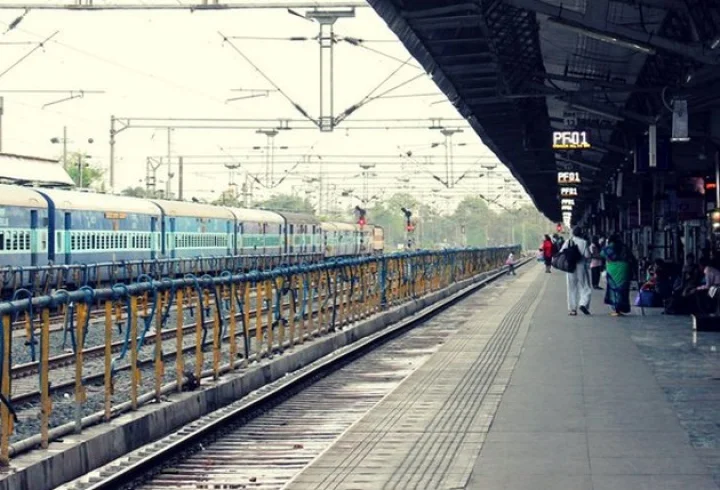 Railway station toilet