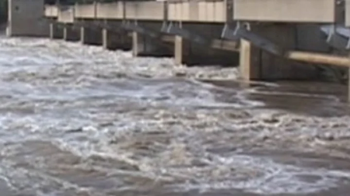 Bus fell into the river