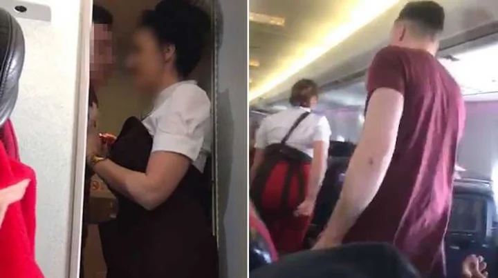 प्लेन में अनजान युवक संग सेक्स करती महिला पकड़ी गई